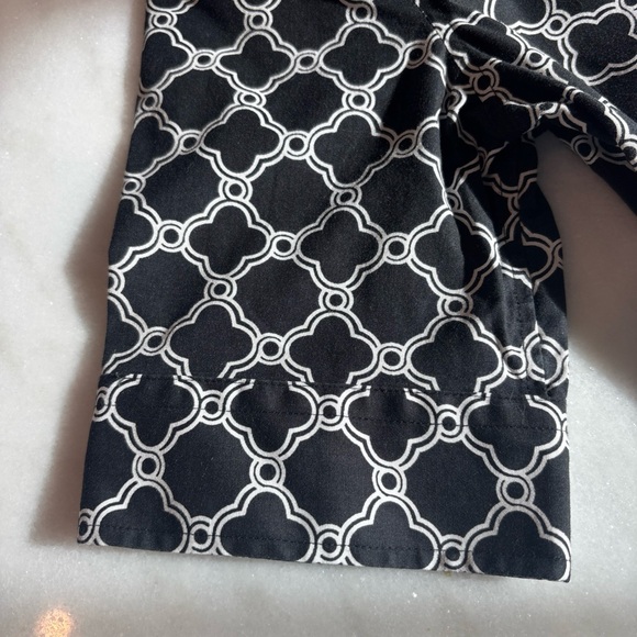 Talbots Monochrome Chain Print Blouse - Picture 6 of 8